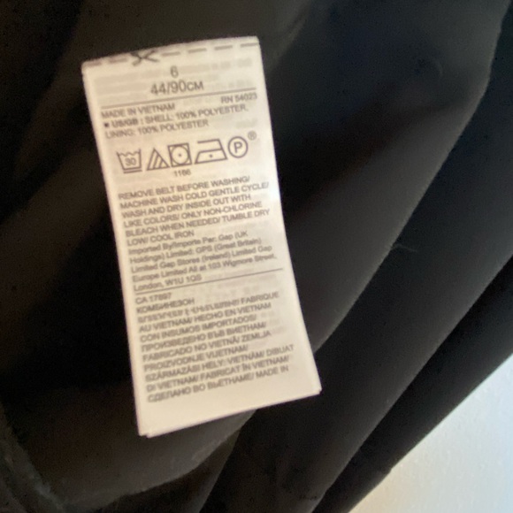 Banana Republic Black Wide-leg Jumpsuit, Size 6 - Picture 7 of 7